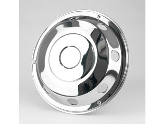 COVER WHEEL FRONT 17,5 ,STAINLESS STEEL