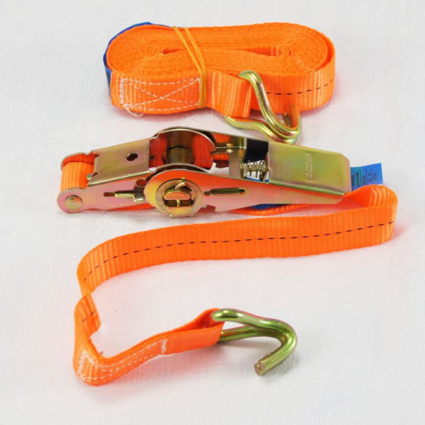 LASHING BELT 1t/6m WITH HOOK AND RATCHET