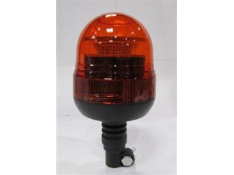 Maják 12V/24V LED oranžový na tyč zábleskový SMD LED