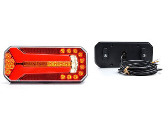 Svítilna zadní LED 12-24V s osvětlením SPZ L/P