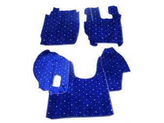 Koberce textilní DAF, DAF LF, starý model 2007-2012, modré, kompletní kabina