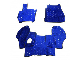 Koberce textilní DAF, DAF LF, nový model od 2012, modré, kompletní kabina