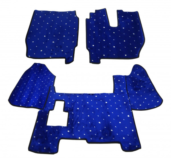 Koberce textilní IVECO, STRALIS 430, 2004-2008, modré, kompletní kabina