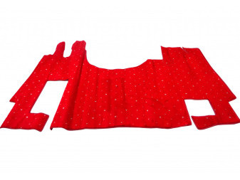 Koberce textilní MERCEDES, ACTROS MP2-3, 2005, červené, kompletní kabina