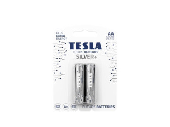 Baterie AA SILVER 1,5V alkalická TESLA - balení 2 kusů