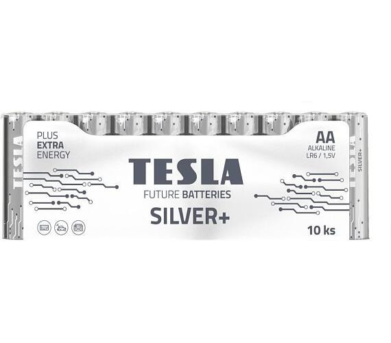 Baterie AA SILVER 1,5V alkalická TESLA - balení 10 kusů