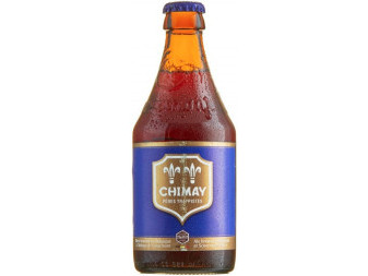 Chimay blue - tmavé svrchně skvašené - USA pivo - 0.33L