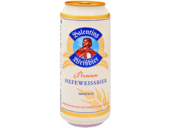 Valentins Hefetruf - světlé pivo 5.3% - Německo - plech -0.5L