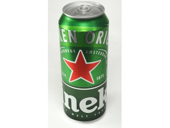 Heineken - světlý ležák 5% - plech - 0.5L