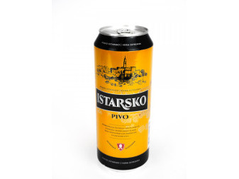 Istarsko 5.2% - plech - světlý ležák - chorvatské pivo - 0.5L