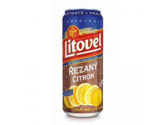 Litovel řezaný Citron - nealko pivo - pivovar Litovel - Plech - 0.5L