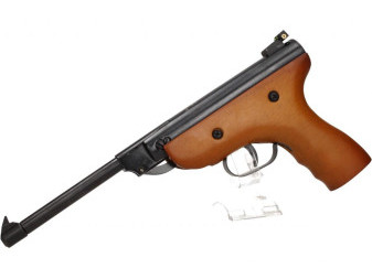 Vzduchová pistole jednoruční dřevěná ráže 5,5mm