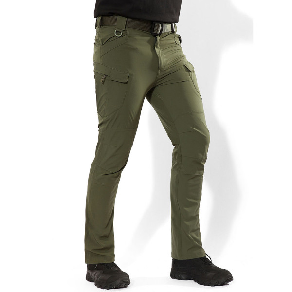 Kalhoty tactical nepromokavé, army zelená, XXL, Smilodon
