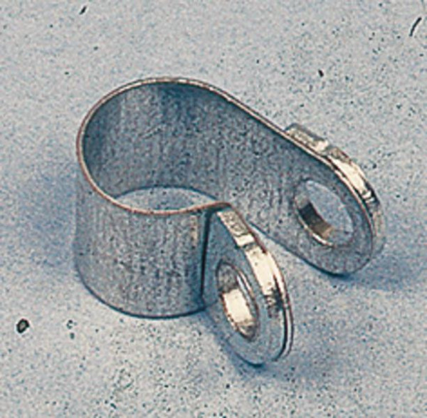Objímky na trubky, kovové, 8 mm, 10 kusů, SB