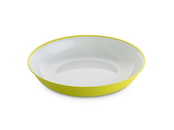 Talíř plastový nerozbitný Omada Sanalving Dinner Plate 20xh4cm VerdeAcido