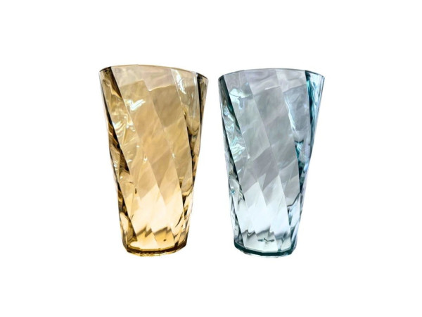 Sada nerozbitných stolních Tritanových skleniček Omada Tritan Water glass 2x0.55l
