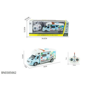 Model obytný karavan 1:32 na dálkové ovládání CITY EXPRESS