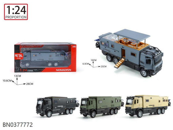 Model obytný vůz 1:24 kov NOMADISN