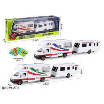Model obytný karavan s přívěsem 1:32