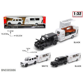 Model terenní vůz s přívěsem 1:32