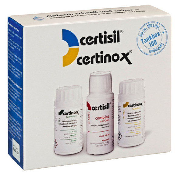 Dezinfekce vody Certibox CB 100 kompletní sada pro čištění a dezinfekci pitné vody do 100 l