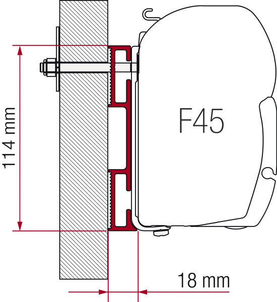 Adaptér D pro speciální nástavec F45i/F45iL