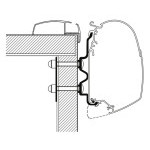 Adaptér pro markýzu Omnistor, Hobby Optima Ontour, 2x40cm (centimetry)+2x8cm (centimetry)