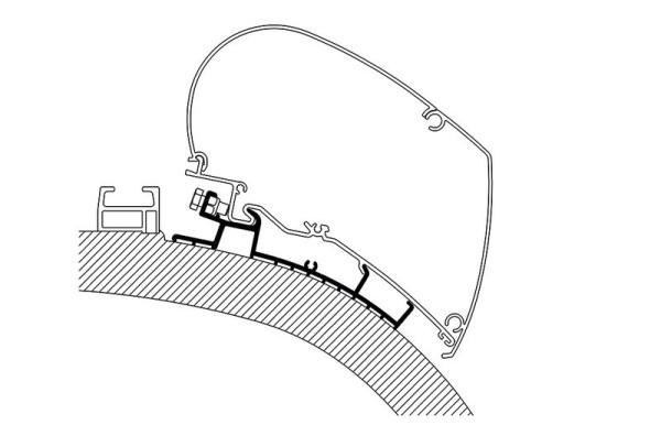 Adaptér pro markýzu Omnistor - Carthago Chic 450cm (centimetry)