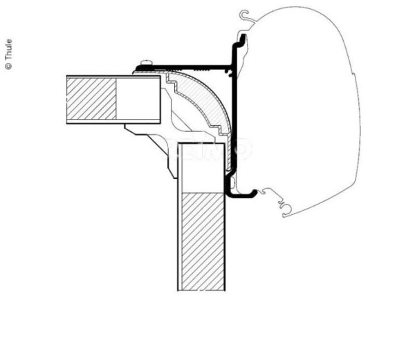 Adaptér markýzy Omnistor pro High Top Series 5 / 5,5m