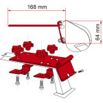 Adaptér na standardní zábradlí/zavazadelník F35