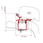 Fiamma KIT VW Crafter/Man L3/H3 od 2017, bez střešní lišty, 2H.20cm (centimetry), 1.H32cm (centimetry)