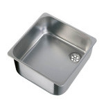 Carbest dřez 360x360x150mm, instalační rozměry 336x336mm, bez výpusti
