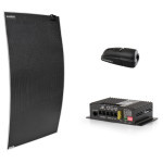 Solární panel SFX 135W vč. regulátoru nabíjení + střešní kanál