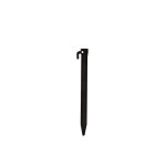 Stanové kolíky z černého plastu, délka 21,5 cm (centimetry), 6 kusů