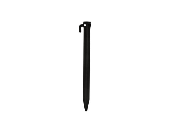 Stanové kolíky z černého plastu, délka 21,5 cm (centimetry), 6 kusů