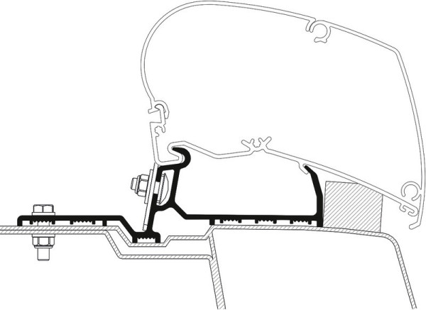 Adaptér Omn. Markýza Ren.Master, Movano <2022, H2