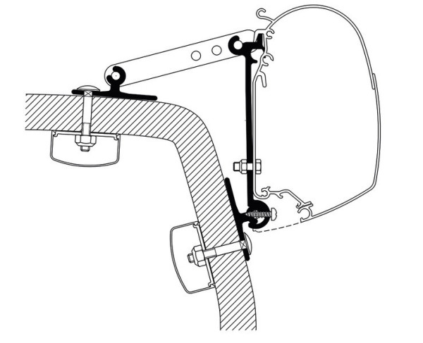 Adaptér Thule Universal Wall Universal 3 ks.