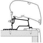 Adaptér Thule markýza 500 cm (centimetry) - Rapido Series Compact Integral
