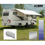 Střešní markýza Thule Omnistor 9200 eloxovaná 4 m safírově modrá nástavec 300 cm (centimetry)