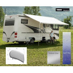 Střešní markýza Thule Omnistor 9200 eloxovaná 5,5m safírově modrá nástavec 300cm (centimetry)