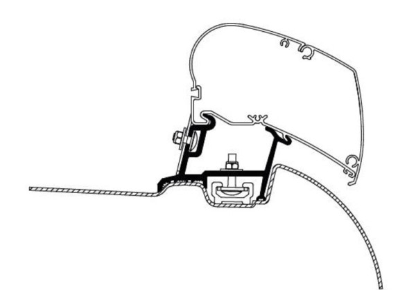 Adaptér Thule Mercedes Sprinter > 2007, VW Crafter 2007-2016 OE Truck