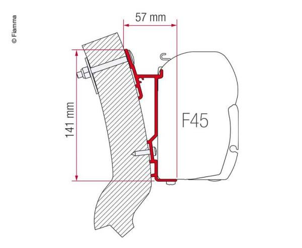 Adaptér markýzy Wingamm Oasi 230m