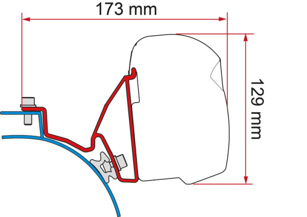 Adaptér F43, VW T5/6 California, DeepBlack