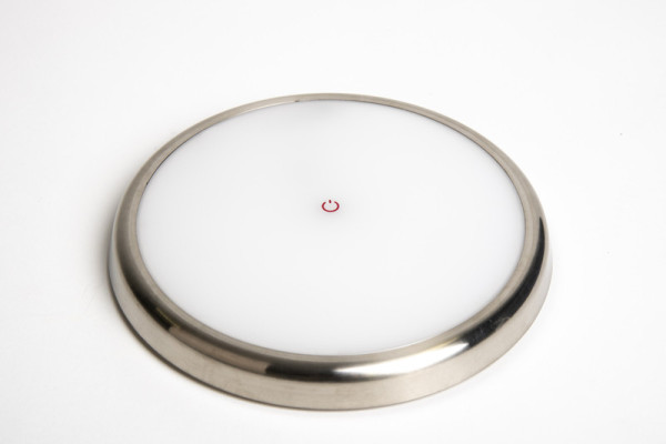 12V LED světlo kulaté s dotykovým senzorem, O180xH18mm, 447 lumenů, 7W