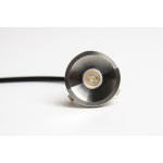 12V LED bodová, nerezová ocel, průměr: 28mm, 1W