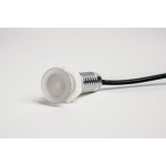 12V LED bod, plast, průměr: 22mm, 1W