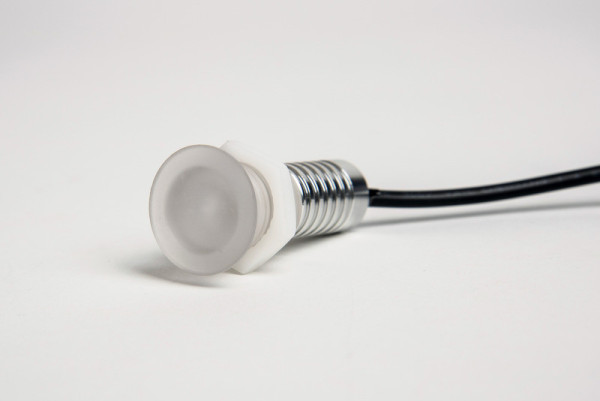 12V LED bod, plast, průměr: 22mm, 1W