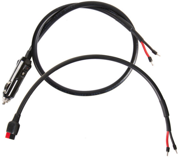 Solární adaptérový kabel 40cm (centimetry), 2x2,5mm2 s Mini-Anderson+1m kabel s cigaretou