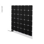 Flexibilní solární panel 130W, 860x800x3mm, povrch ETFE, 8m kabel