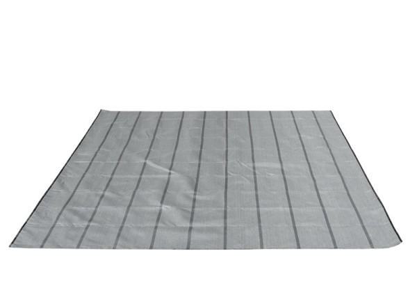 Stanový/markýzový koberec TRAVLEY šedý Š250xD260cm (centimetry), pruhovaný, 100% PP
